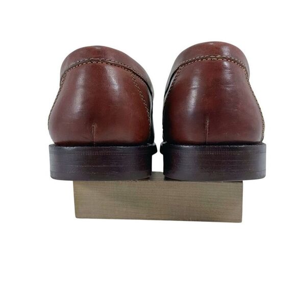 Cole Haan Douglas Brown Distressed Leather Penny Loafers Mens Size 7.5 main image 5